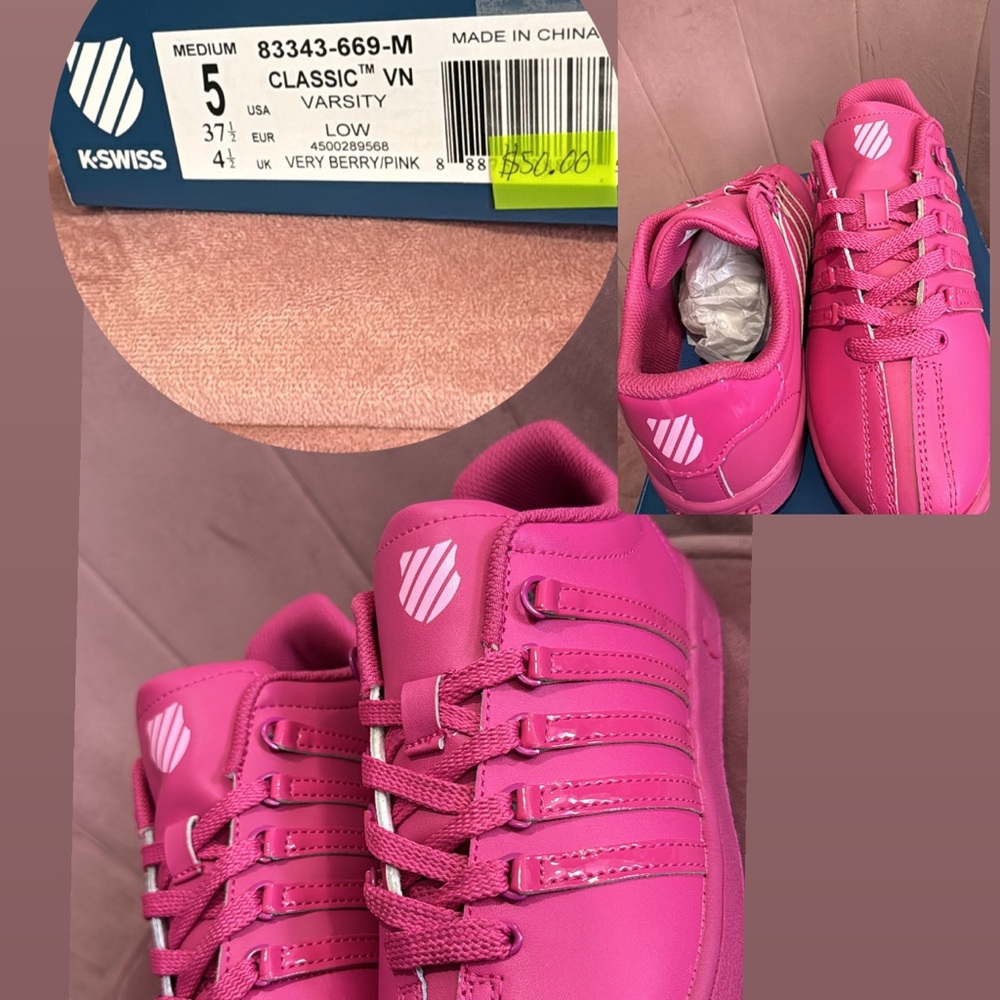 K-Swiss Women's Very Berry Pink Sneakers